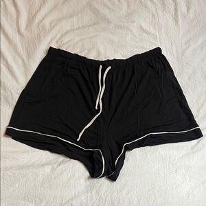 Gap Body Black Sleep Shorts with White Trim
